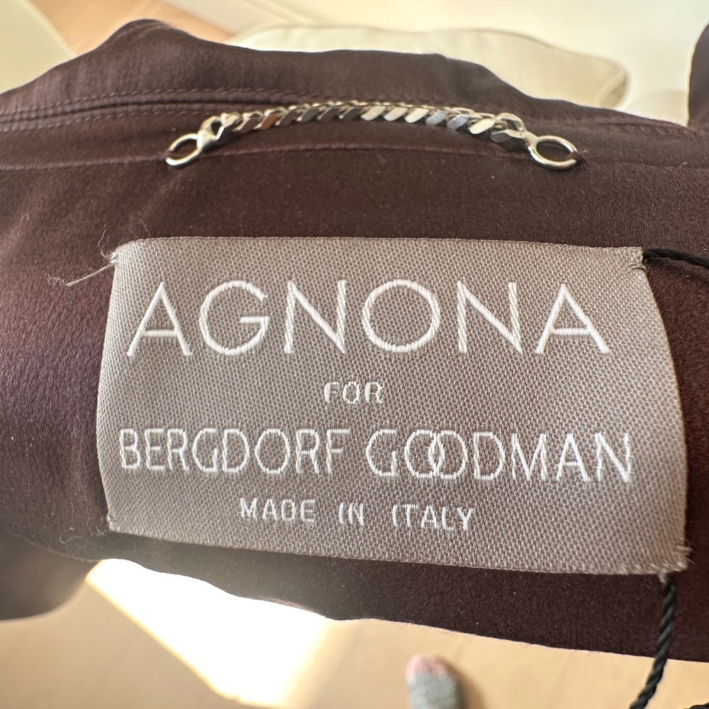 Agnona jacket linen lined with silk